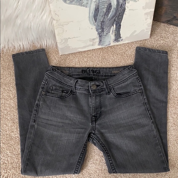 DL1961 Denim - Sold🌱DL1961 “Gently Loved” Grey Amanda Skinny Jeans🌱